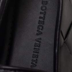 Pre Owned حذاء لوفرز بوتيغا فينيتا دوغلاس جلد انترشياتو أسود مقاس 37