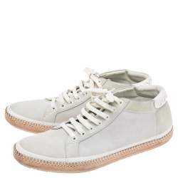 مملوكة مسبقًا حذاء رياضي بوتيغا فينيتا منخفض أعلى سويدي أبيض مقاس 41.5