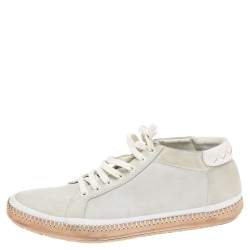 مملوكة مسبقًا حذاء رياضي بوتيغا فينيتا منخفض أعلى سويدي أبيض مقاس 41.5