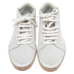 مملوكة مسبقًا حذاء رياضي بوتيغا فينيتا منخفض أعلى سويدي أبيض مقاس 41.5