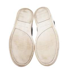Bottega Veneta Navy Blue Intrecciato Suede Slip On Sneakers Size 42