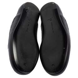 مملوكة مسبقًا Bottega Veneta Black Intrecciato Leather Smoking Slippers Size 40