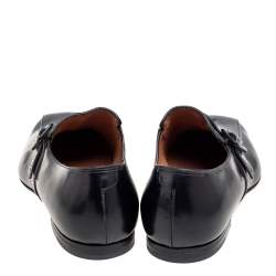 مملوكة مسبقًا Bottega Veneta Black Leather Loafers Size 41