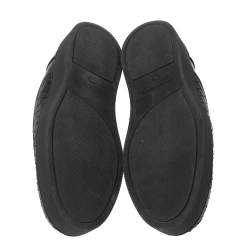 Bottega Veneta Black  Intreciato Leather Slip on Sneakers Size 40