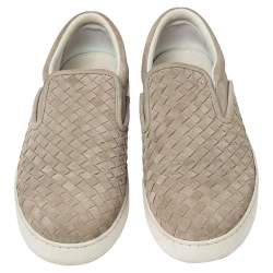 Pre Owned حذاء رياضي بوتيغا فينيتا سليب أون دودجير سويدي إنترشييتو رملي مقاس 44