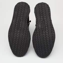 Bottega Veneta Black Leather Combat Boots Size 40