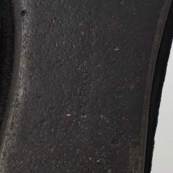 مملوكة مسبقًا Bottega Veneta Black Intrecciato Leather Smoking Slippers Size 44