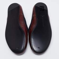 مملوكة مسبقًا سموكينغ سليبرز بوتيغا فينيت ا جلد أنترشياتو أزرق كحلي / بني مقاس 39