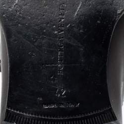 Pre Owned حذاء لوفرز بوتيغا فينيتا جلد وسويدي أسود سليب أون مقاس 42