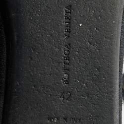 Pre Owned حذاء سموكينغ سليبرز بوتيغا فينيتا جلد إنترشييتو أسود مقاس 42