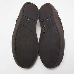 Pre Owned حذاء رياضي بوتيغا فينيتا دودجر سويدي إنترشييتو بني داكن سليب أون مقاس 40