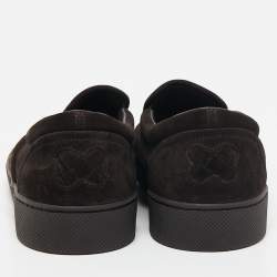 Pre Owned حذاء رياضي بوتيغا فينيتا دودجر سويدي إنترشييتو بني داكن سليب أون مقاس 40