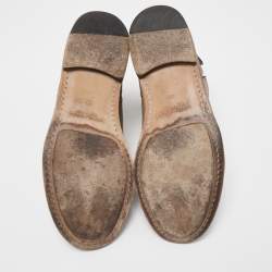 Bottega Veneta Brown Suede Voortrekking Jag Ankle Boots Size 40