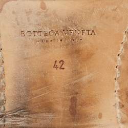 Pre Owned Bottega Veneta Green Suede Lace Up Boots Size 42