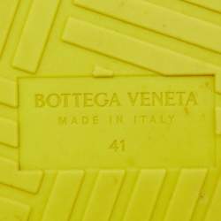 Bottega Veneta Green Rubber Carpet Slides Size 41