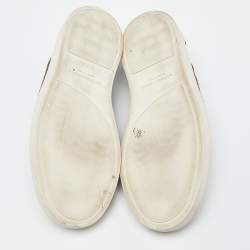Bottega Veneta Brown Intrecciato Leather Slip On Sneakers Size 43.5