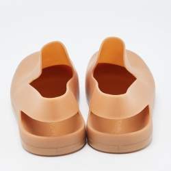 Pre Owned Bottega Veneta Brown Rubber Slip On Sneakers Size 42