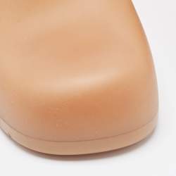 Pre Owned Bottega Veneta Brown Rubber Slip On Sneakers Size 42