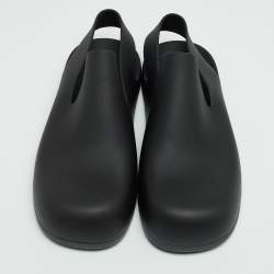 Pre Owned Bottega Veneta Black Rubber Slip On Sneakers Size 42