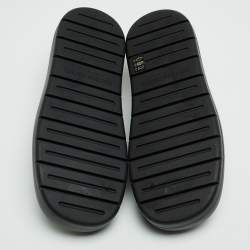 Pre Owned Bottega Veneta Black Rubber Slip On Sneakers Size 42