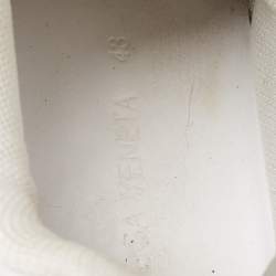 Bottega Veneta White Leather Pillow Sneakers Size 43