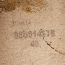 مملوكة مسبقًا Bottega Veneta White Intrecciato Leather Dodger Slip On Sneakers Size 40