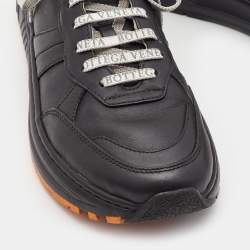 Pre Owned Bottega Veneta Black Speedster Low Top Sneakers Size 42.5