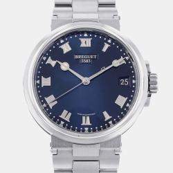 Breguet Blue Titanium Marine 5517TI/Y1/TZ0 Automatic Men's Wristwatch 40 mm