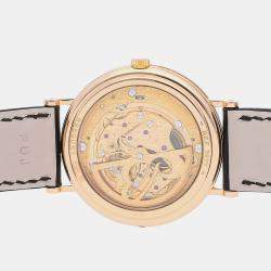 Breguet Silver 18k Rose Gold Classique 3477BR/1E/986 Automatic Men's Wristwatch 36 mm