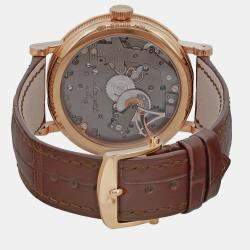 Breguet Skeleton 18K Rose Gold Tradition Manual Winding Men's Wristwatch 40 mm
