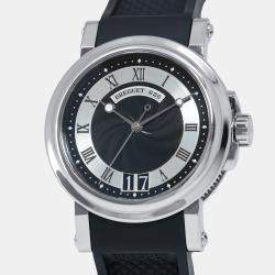 Breguet Black Stainless Steel Marine II 5817ST/92/5V8 Automatic Men's Wristwatch 40 mm