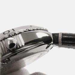 Pre Owned Breguet Type XXI 3817ST/X2/3ZU Automatic Grey Stainless Steel Men's Wristwatch 42 mm 