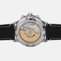 Pre Owned Breguet Type XXI 3817ST/X2/3ZU Automatic Grey Stainless Steel Men's Wristwatch 42 mm 