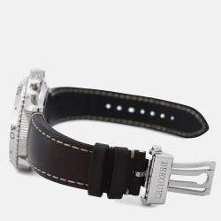 Pre Owned Breguet Type XXI 3817ST/X2/3ZU Automatic Grey Stainless Steel Men's Wristwatch 42 mm 