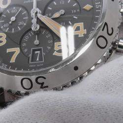 Pre Owned Breguet Type XXI 3817ST/X2/3ZU Automatic Grey Stainless Steel Men's Wristwatch 42 mm 