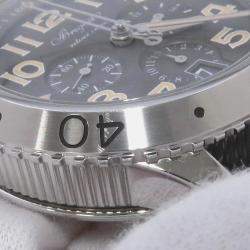 Pre Owned Breguet Type XXI 3817ST/X2/3ZU Automatic Grey Stainless Steel Men's Wristwatch 42 mm 