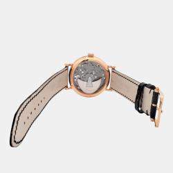 Pre Owned Breguet Tradition Retrograde 7097BR/G1/9WU Automatic Skeleton 18k Rose Gold Men's Wristwatch 40 mm