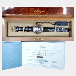 Pre Owned Breguet Tradition Retrograde 7097BR/G1/9WU Automatic Skeleton 18k Rose Gold Men's Wristwatch 40 mm