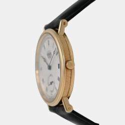 Pre Owned Breguet Classique 5920 Automatic White 18k Yellow Gold Men's Wristwatch 34.5 mm