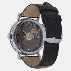 Pre Owned Breguet Tradition 7057BB-G9-9W6 Manual Winding Black Dial 18k White Gold Men's Wristwatch 40 mm