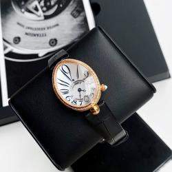 Pre Owned ساعة بريغيه رين دي نابلس 8918BR ذهب وردي إطار مرصع بالألماس 36.5 × 28.45 مم