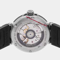 Pre Owned Breguet Marine 5517TI/G2/5ZU Grey Titanium Automatic Men's Watches 40mm