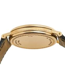 Breguet White 18k Rose Gold Alligator Classique Grande Reserve REF.3680 Men's Wristwatch 36 mm