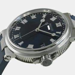 Breguet Blue Titanium Marine 5517TI/Y1/5ZU Automatic Men's Wristwatch 40 mm