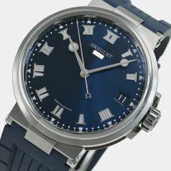 Breguet Blue Titanium Marine 5517TI/Y1/5ZU Automatic Men's Wristwatch 40 mm