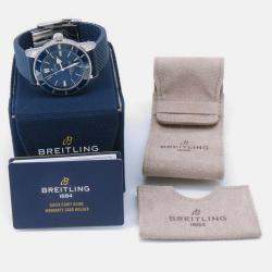 Breitling Blue Stainless Steel Superocean AB2030161C1S1 Automatic Men's Wristwatch 44 mm