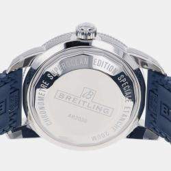 Breitling Blue Stainless Steel Superocean AB2030161C1S1 Automatic Men's Wristwatch 44 mm