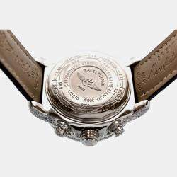 Breitling Customised Pearl 16.5CT Diamond Stainless Steel Super Avenger A13370 Automatic Men's Wristwatch 51mm