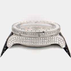 Breitling Customised Pearl 16.5CT Diamond Stainless Steel Super Avenger A13370 Automatic Men's Wristwatch 51mm