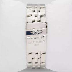 Breitling Customised Pearl 11.60CT Diamond Stainless Steel Bentley A25362 Automatic Men's Wristwatch 48mm